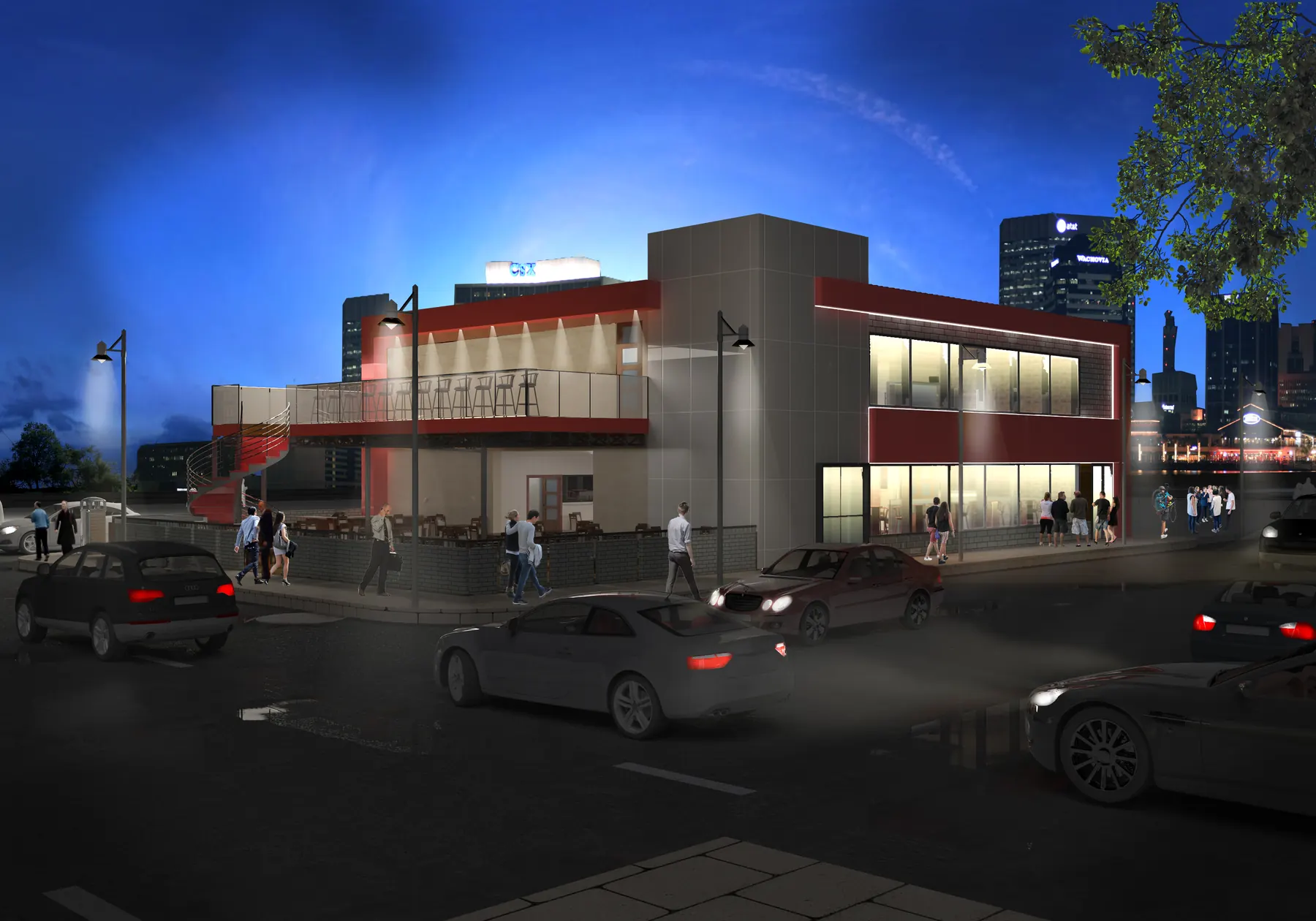Bauhaus, nightlife at 1803 Pease St, Downtown Houston TX